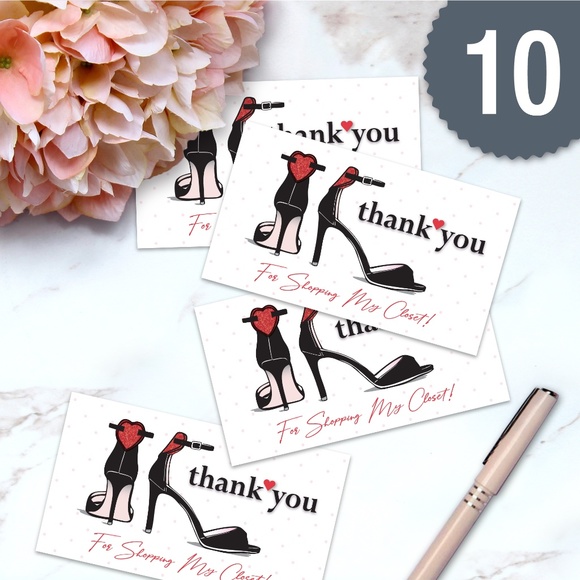 Poshmark Thank You Note Card Variety Pack #2 (50 ct) - Picture 5 of 6